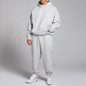 High Quality Men Oversized Loose Fit Hoodie 100% Cotton <b>Thick</b> <b>Fleece</b> Winter Warm Embroidered Custom Printed Pocket Wholesale - Product Image 3