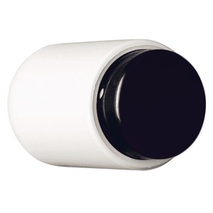 HEWI 611.60 Tampon de porte mural en plastique blanc pur à 99 %, longueur 60 mm, pour tapis et protections - Product Image 1