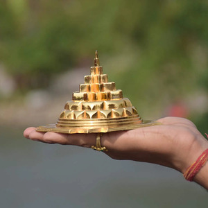 Mạ Vàng Maha meru shree <span class=keywords><strong>yantra</strong></span> meru shri <span class=keywords><strong>yantra</strong></span> sự giàu có thành công ENERGIZED Brass kim loại màu vàng suwarna meru kim loại thủ công mỹ nghệ - Product Image 4