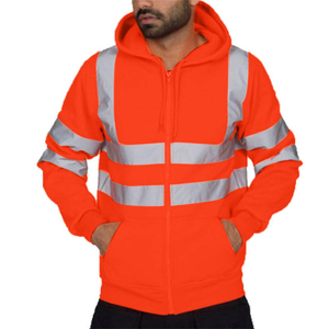 Sudadera con capucha de trabajo de seguridad de invierno reflectante para hombre con logotipo personalizado antiestático impermeable múltiples bolsillos Road Hi Vis alta calidad - Product Image 1