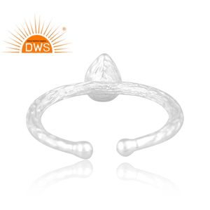 Best Quality Fine Sterling Silver Natural Ethiopian <b>Opal</b> Gemstone Adjustable <b>Ring</b> Custom Jewelry Manufacturer - Product Image 4