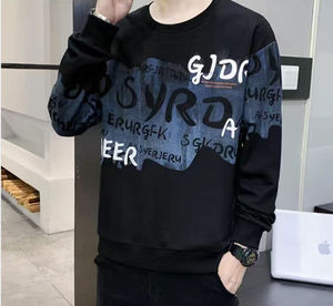 Sudadera Personalizada de Felpa para Hombre y Mujer, Cuello Redondo, Oversize, Diseño Sólido, Conjunto Corto, Sudaderas con Capucha de Invierno, Suministro ODM, 100% Fibra de Bambú - Product Image 4