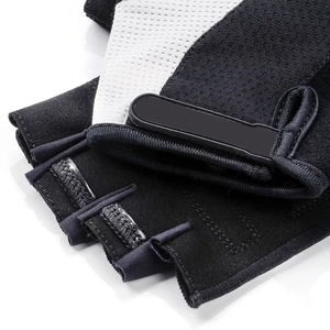 Guantes de Ciclismo de medio dedo Guantes acolchados de cuero duraderos antideslizantes para deportes al aire libre y montar en bicicleta Características térmicas - Product Image 6