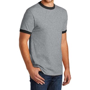 Camisetas Personalizadas de Color Gris para Hombre, 100% Algodón, Corte Regular, Manga Corta, Cuello Redondo, Ropa Casual de Verano - Product Image 2