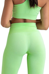 2025 femmes taille haute Scrunch bout à bout Compression sans couture formation Leggings conception personnalisée maigre jambières d'exercices pour adultes - Product Image 2