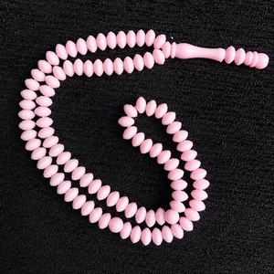 Rosario Musulmán de Plástico Rosa Claro al por Mayor, Cuentas de Oración Islámicas Facetadas, Tasbih Brillante Rosa, Misbaha de Color Personalizado - Product Image 3