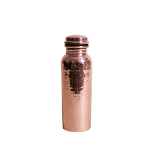 Fine Quality <b>Copper</b> Water <b>Bottle</b> With Embossed Floral Patten Design Rectangular Shape <b>Bottle</b> For <b>Drinking</b> Office Carrying <b>Bottle</b> - Product Image 6