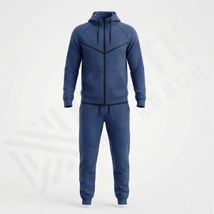 Ventes en gros de survêtements de sport pour hommes en coton 100%, sur mesure, taille plus, jogging, fitness, survêtement d'hiver, tenue de sport - Product Image 1
