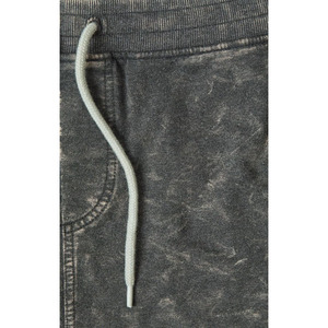 2025 été Vintage acide lavé survêtement Shorts séchage rapide 100% coton vêtements actifs respirant Anti-rides haute rue solide haute - Product Image 4
