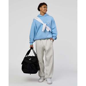 Unisex Oversize Knitted Hoodie-Love the Process Open Air for off White - Product Image 6