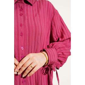 Túnica Puño Encaje Rosa Polvoriento - Product Image 1