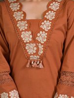 Pantalon Kurti en coton fleuri grande taille pour femme dupatta salwar Kameez costume anarkali ethnique indien broderie crochet dentelle shalwar