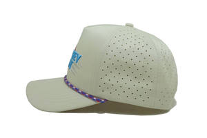 Gorra Snapback Beige al por Mayor para Bordado Personalizado, Corte Láser, de Alto Rendimiento, Color Arena Liso - Product Image 2