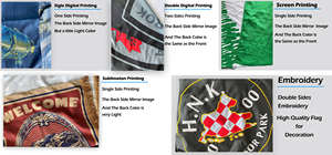 Bandera Publicitaria de Poliéster con Impresión Personalizada OEM, Impresión Digital por Sublimación HD, Aplicaciones de Exhibición Versátiles - Product Image 3