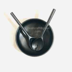 2025 dernière conception luxe élégant marbre Texture résine salade bols de service bols de terre pour Table de fête de mariage poli - Product Image 4