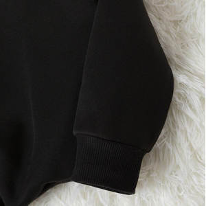 Sudadera de Mujer con Logotipo Personalizado Bordado, Manga Larga, Algodón, Jersey, Otoño Invierno, Estilo Casual de Punto, Talla Grande - Product Image 4