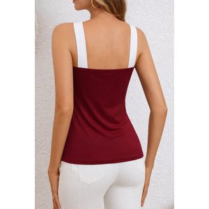 Blusa de Mujer con Hombros Descubiertos y Detalle de Tirantes Cruzados en la Parte Delantera, Estilo Casual Ajustado para Uso Diario, Modelo 32695 - Product Image 2
