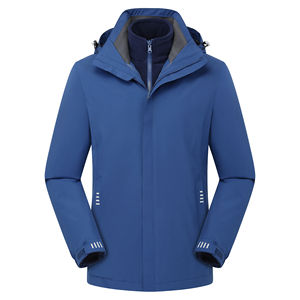 Chaqueta Softshell de invierno personalizable para hombres y mujeres, ropa duradera resistente a la intemperie para exteriores, senderismo, Camping, cremallera de talla grande - Product Image 1