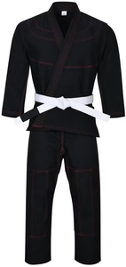 Kimono de Jiu-Jitsu BJJ personnalisé, uniforme de karaté blanc et bleu unisexe, haute qualité, entraînement d'arts martiaux - Product Image 6