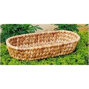 ตะกร้าสานผักตบชวาเป็นมิตรต่อสิ่งแวดล้อมตะกร้าเก็บของสำหรับบ้านขนาดใหญ่ที่จัดระเบียบได้สะดวกใน17.5x4 in x 7นิ้วงานตามสั่ง - Product Image 1