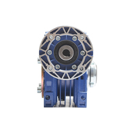Réducteur de vitesse à engrenages sans fin NMRV RV50 RV63 RV75 RV90 équipé d'un limiteur de couple (Bleu Argent)