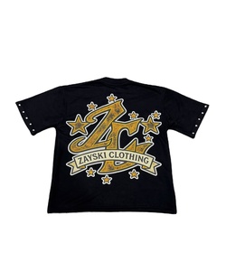 เสื้อยืดโอเวอร์ไซส์ผู้ชายสั่งทำขายส่ง ผ้าฝ้าย 100% เนื้อหนา สไตล์ฮิปฮอป ระบายอากาศได้ดี ลายนูน แขนสั้น - Product Image 2