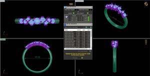 แหวนเพชรธรรมชาติสำหรับผู้หญิงงานครบรอบปีที่มีคุณภาพพร้อมดีไซน์หรูหรา - Product Image 3