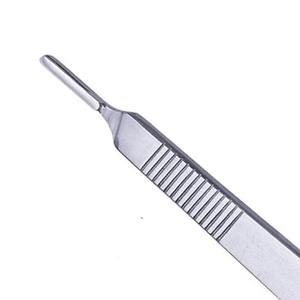 Manche de scalpel chirurgical en acier inoxydable, instrument de coupe réutilisable pour chirurgie générale, orthopédie et vétérinaire, vente en gros - Product Image 6