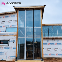 Mur-rideau en aluminium unitaire résistant aux impacts d'ouragan, mur-rideau en verre structurel en aluminium pour les résidences en Californie