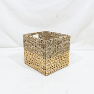 Panier de rangement pliable multifonction en jacinthe d'eau naturelle écologique Artex Dong Thap - Product Image 2