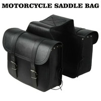 Sacoche à Outils Moto HARLEY Sportster Haute Densité Cuir Noir SELLE Imperméable 1 Paire