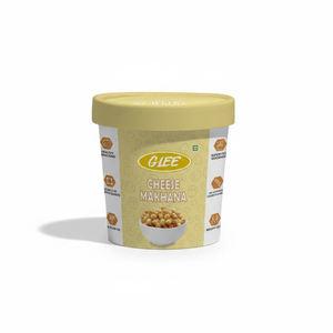 Nueces de Makhana Horneadas con Queso, Textura Dura, Saladas, Bajas en Grasa, Snack Indio Saludable, 30g, Caja de Papel, Listo para Comer - Product Image 4