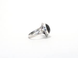 Hot Selling Oxidized Sterling Silver Natural Black <b>Onyx</b> Gemstone <b>Ring</b> Fine Silver <b>Ring</b> Custom Jewelry Manufacturer - Product Image 4