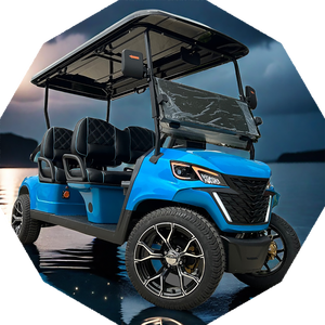 Chariots de golf électriques de chasse modernes et bon marché 7500W de qualité supérieure 6 places 4X4 - Product Image 4