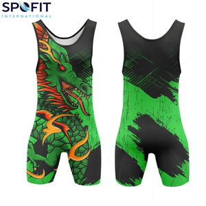 Trajes de Lucha Libre Personalizados con Nombre, Logotipo y Colores, Diseño Personalizado para Lucha Libre, Levantamiento de Pesas, BJJ, MMA - Product Image 1