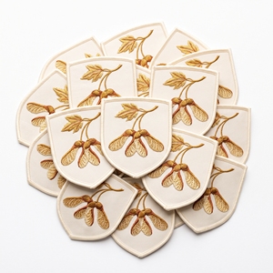 Parche bordado Oval Water Strider con diseño de insecto patinador de estanques, directo de fábrica, para ropa de exterior - Product Image 2