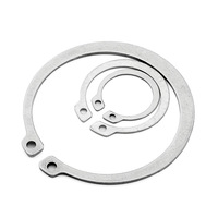 GB893.1 GB894.1 Stainless Steel Zinc Plated Aluminium Wedge Brass Elastic Retaining Rings A-type Holes Internal/External C-type