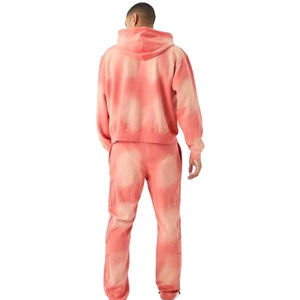 Mens Regular Fit Winter Solid Tracksuit Set Baggy Two Piece <b>Hoodie</b> Jogger Custom Logo Streetwear Wholesale Supplier 2026 - Product Image 2