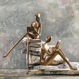 Statue en aluminium exclusive avec finition design, idéale pour les maisons haut de gamme, les hôtels et les espaces de bureau haut de gamme - Product Image 2