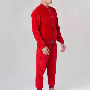 Ensemble de survêtement en velours pour homme de qualité supérieure, sweat-shirt à capuche épais et pantalon de survêtement pour l'hiver, survêtement en velours pour homme - Product Image 4