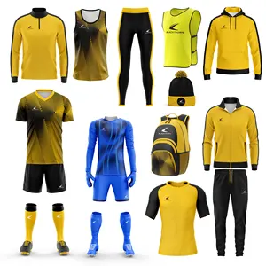Vêtements de sport d'entraînement par sublimation complète Maillot de football Chemises de football Vêtements de football Uniformes Bundle Pack Vêtements de football - Product Image 1
