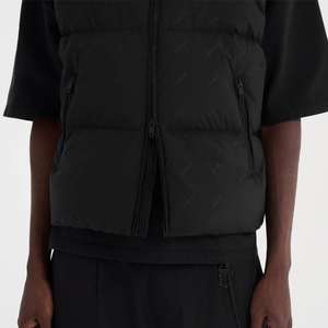 Logotipo personalizado Oem Unisex acolchado al aire libre chaqueta sin mangas de los hombres Puffer Bubble Chaleco de los hombres de invierno Gilet Coat - Product Image 3