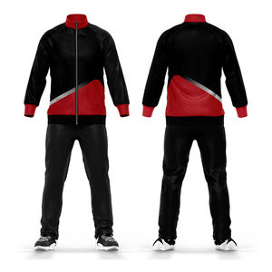 Sublimation personnalisée Survêtement pour hommes Veste haute et pantalon Sportswear Vente en gros à bas prix Survêtements de sublimation - Product Image 4