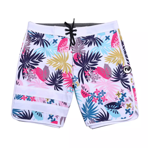 Pantalones cortos deportivos de gimnasio con logotipo impreso personalizado para hombre, tela elástica de 4 vías, patrón sólido, entrenamiento, correr, teñido liso - Product Image 2