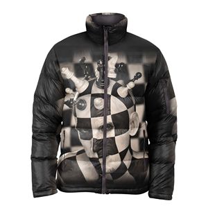 Chaqueta Acolchada con Capucha para Hombre, Diseño Personalizado, Chaqueta de Invierno con Cierre de Cremallera, Estilo Largo Informal Negro, Haus Industries - Product Image 1