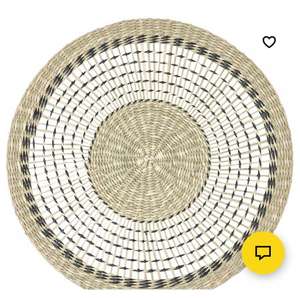 Bohemian Style <b>Round</b> Table Mat Custom Jute Fabric Woven <b>Placemats</b> for Party Wedding Kitchen Dining Table Mat from Indian - Product Image 1