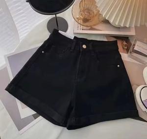 Shorts de Mujer de Cintura Alta, Color Personalizado, Transpirables, Estilo Urbano, 100% Algodón Satinado, Colores Personalizados, Venta al Por Mayor - Product Image 3