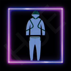 Conjunto Deportivo Personalizado para Hombre, Sudadera con Capucha y Cremallera, Conjunto Deportivo para Hombre de Algodón Grueso con Lavado Ácido - Product Image 4