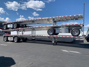 New Arrivals 4 AxleFlatbed Semi <b>Trailer</b> 40ft Container 80 T Flatbed Semi <b>Trailer</b> With Good Condition wholesale prices - Product Image 2