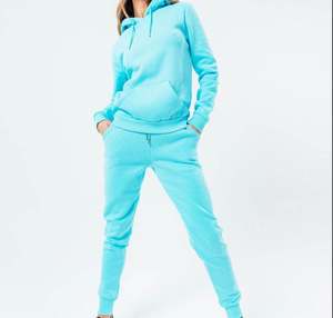 2025 nuevas llegadas chándales personalizados conjunto de Sudadera con capucha bordada conjunto de ropa deportiva para mujer Conjunto de sudadera con capucha y Jogger de dos piezas de alta calidad - Product Image 5